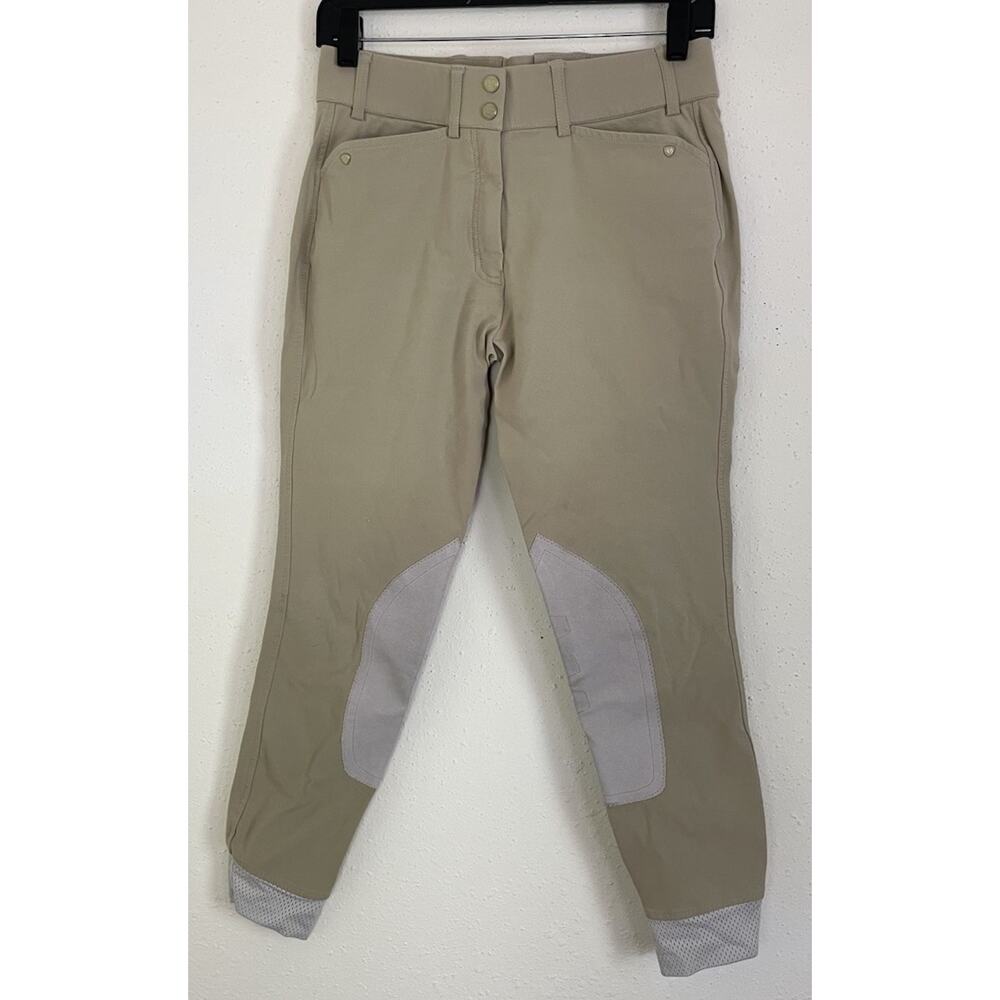 Ariat Equestrian Breeches Pants Womens 28R Beige Pro Series Horse Riding